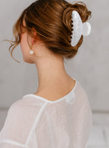 Haarspange Bride in creme für die Braut