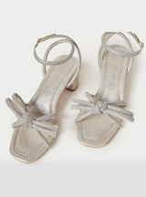 Sandale Mikel Hochzeitsschuh mit Absatz und Schleife