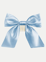 Audrey Haarschleife aus Seide in champagner - weddorable