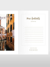 Stadt Reisetagebuch - weddorable