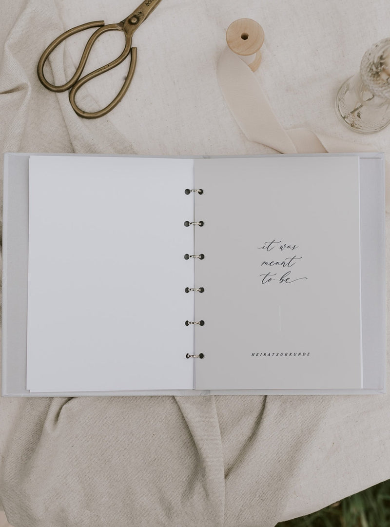 Always & Forever Familienstammbuch für Hochzeitsurkunden - weddorable