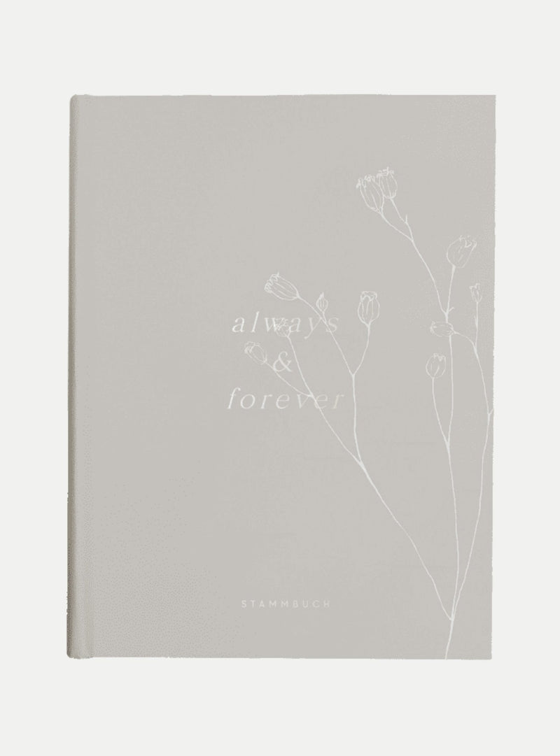 Always & Forever Familienstammbuch für Hochzeitsurkunden - weddorable