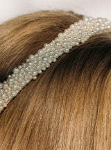Bria Haarreif aus Perlen - weddorable