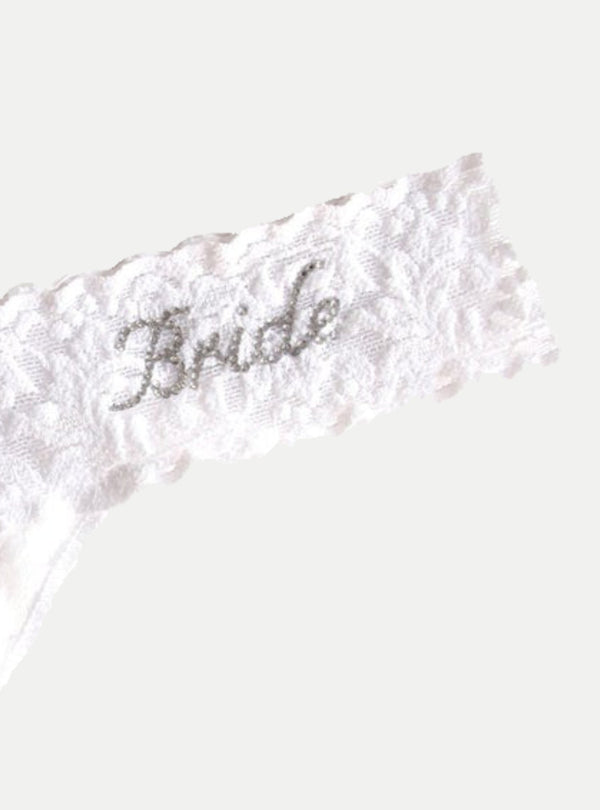 Bride String aus Stretch-Spitze Unisize Brautunterwäsche - weddorable