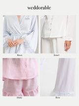 Eva kurzer Pyjama blush - weddorable