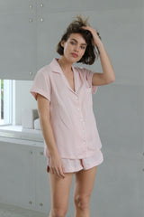 Eva kurzer Pyjama blush - weddorable