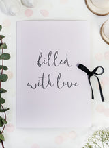 Filled with Love Sammelmappe A4 - weddorable
