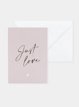 Just Love Postkarte - weddorable