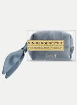 Minimergency Kit für Brautjungfern in samt dusty blau - weddorable
