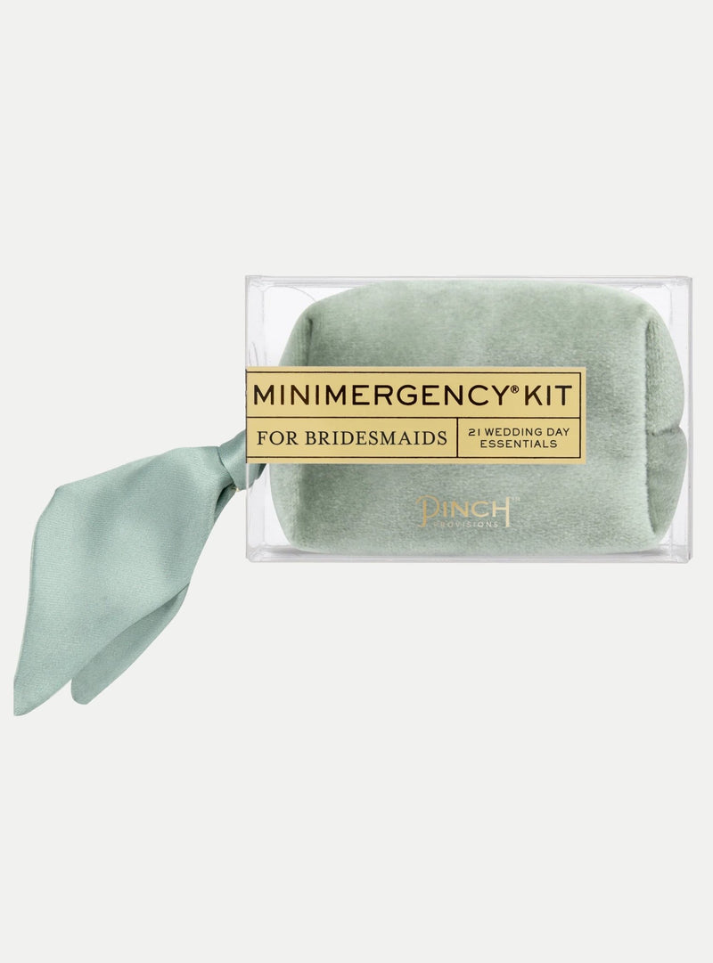 Minimergency Kit für Brautjungfern in samt sage - weddorable