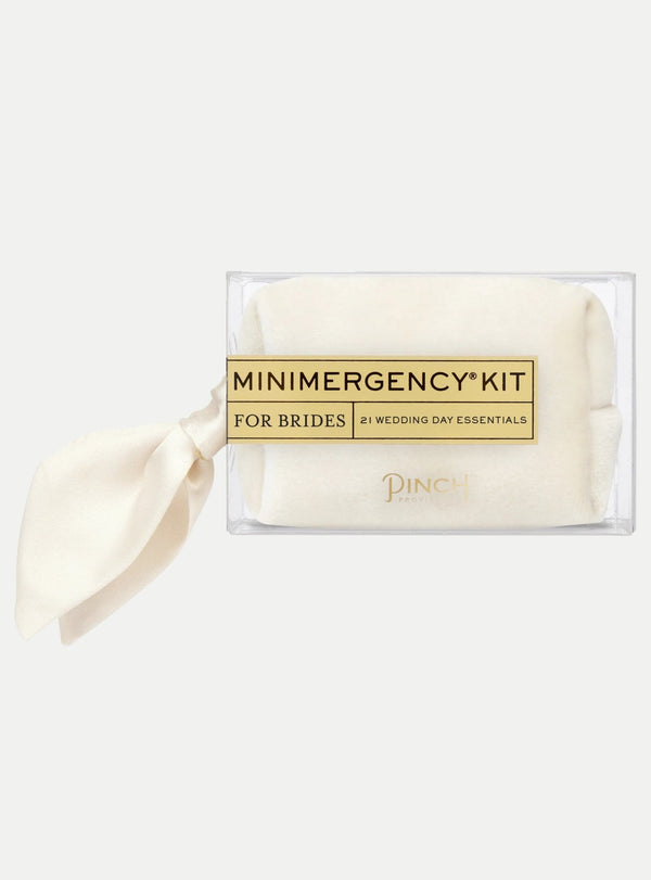 Minimergency Kit für die Braut in samt elfenbein - weddorable