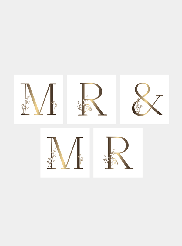 Mr und Mr Postkarten-Set - weddorable