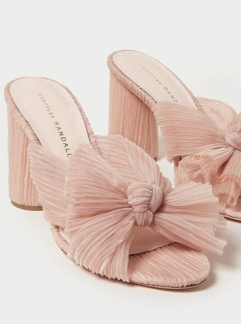 Pre-Order Penny Plissee Mules - weddorable