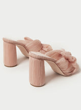 Pre-Order Penny Plissee Mules - weddorable