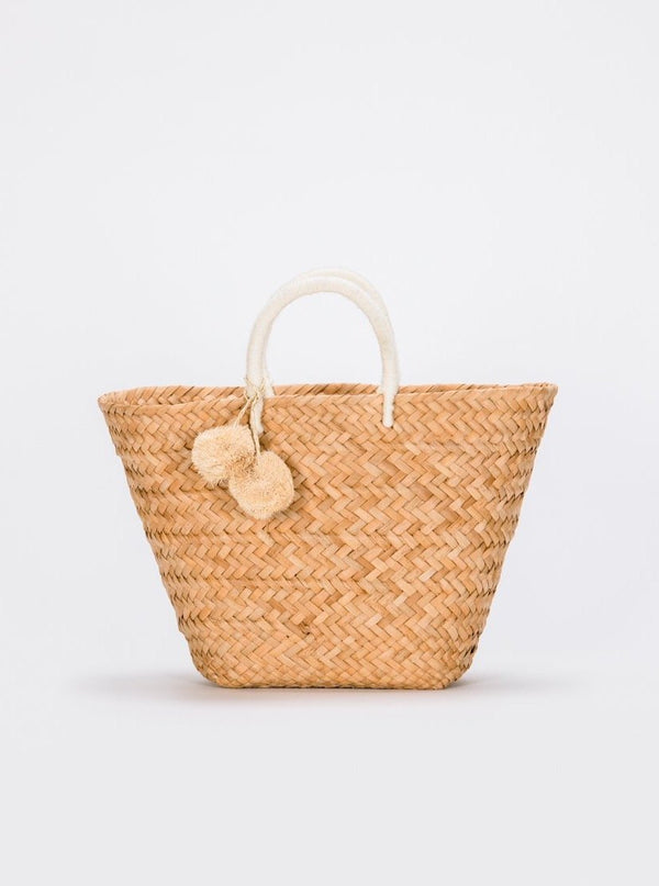 St Tropez Tote aus geflochtenem Stroh - weddorable